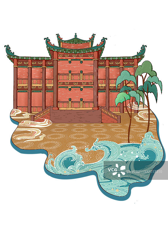 鼓浪屿——海天堂构图片素材