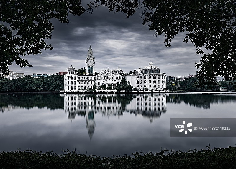 流花湖公园图片素材