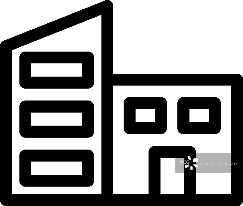 学校图标或标志隔离符号图片素材