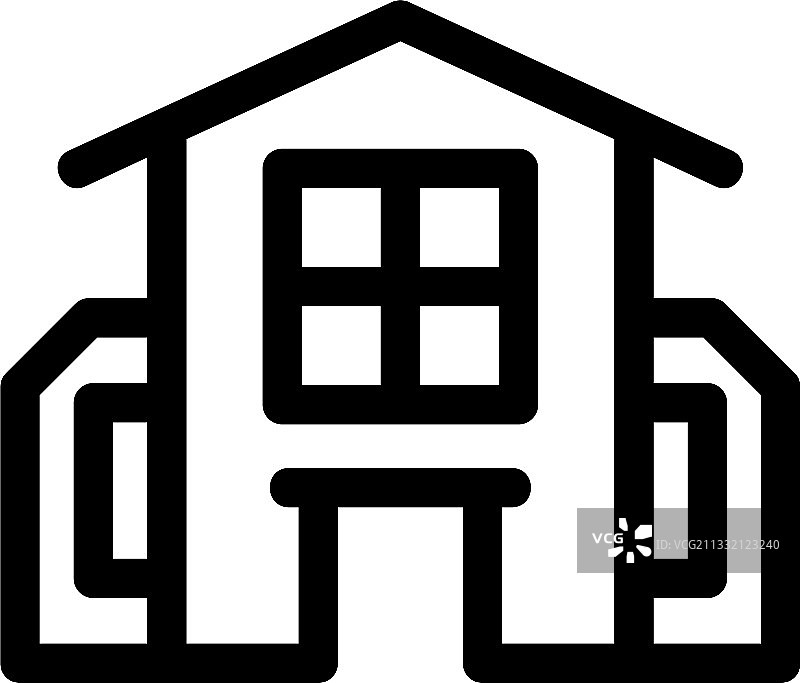 学校图标或标志隔离符号图片素材