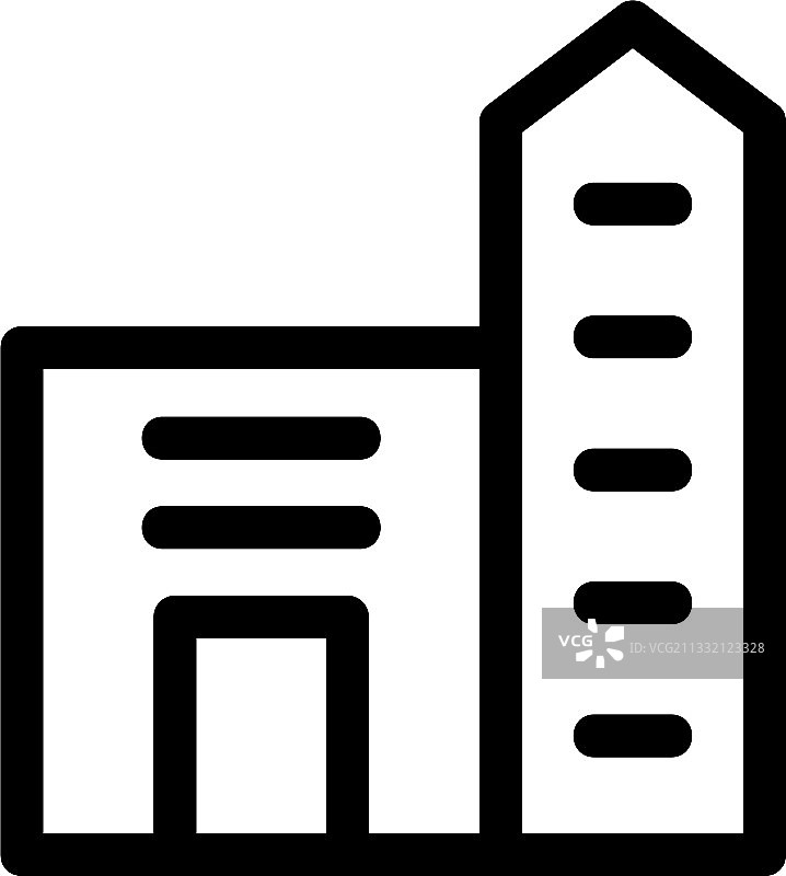 学校图标或标志隔离符号图片素材