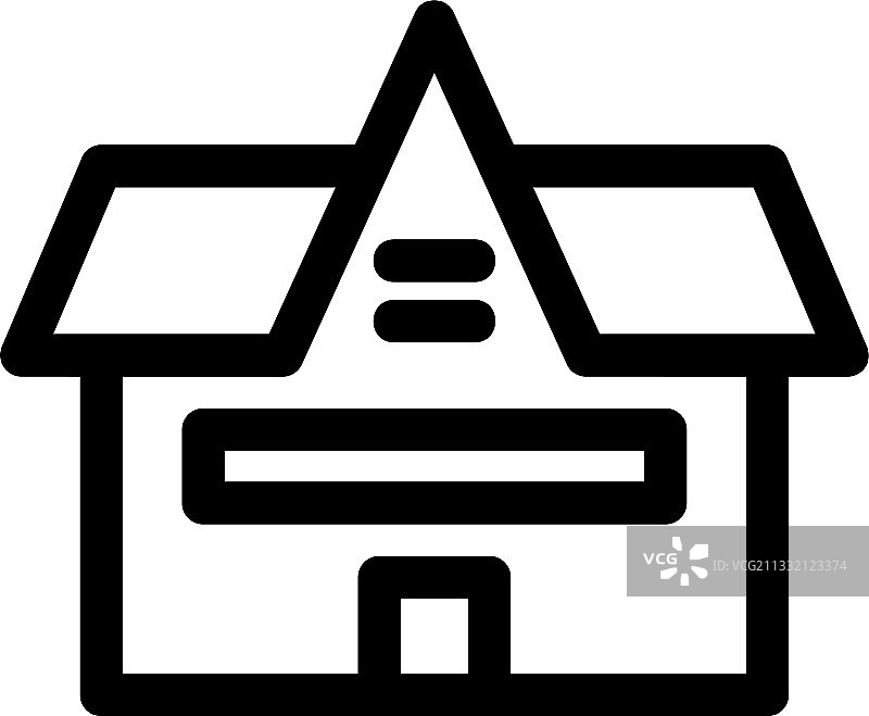 学校图标或标志隔离符号图片素材