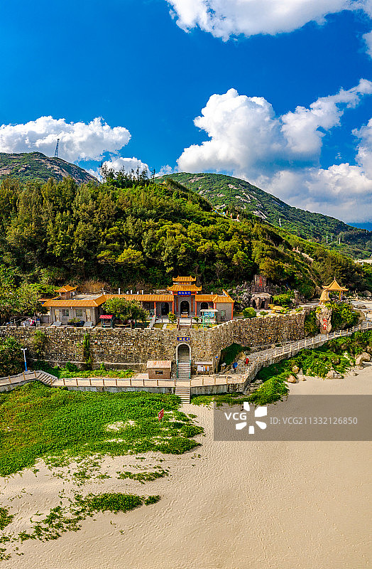 中国广东省江门市台山市上川岛九龙洞图片素材