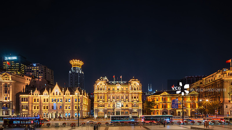 璀璨外滩图片素材