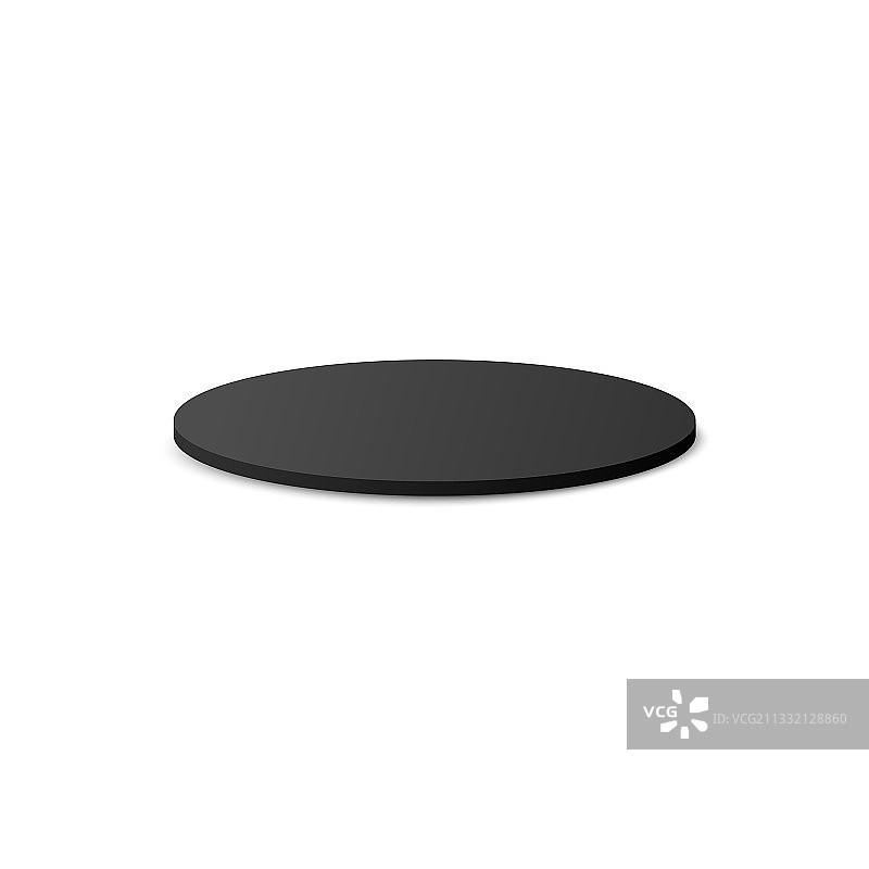 啤酒杯的黑色杯垫3D模型图片素材