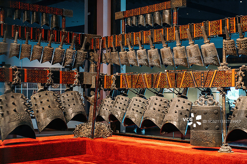 湖北博物馆曾侯乙编钟图片素材