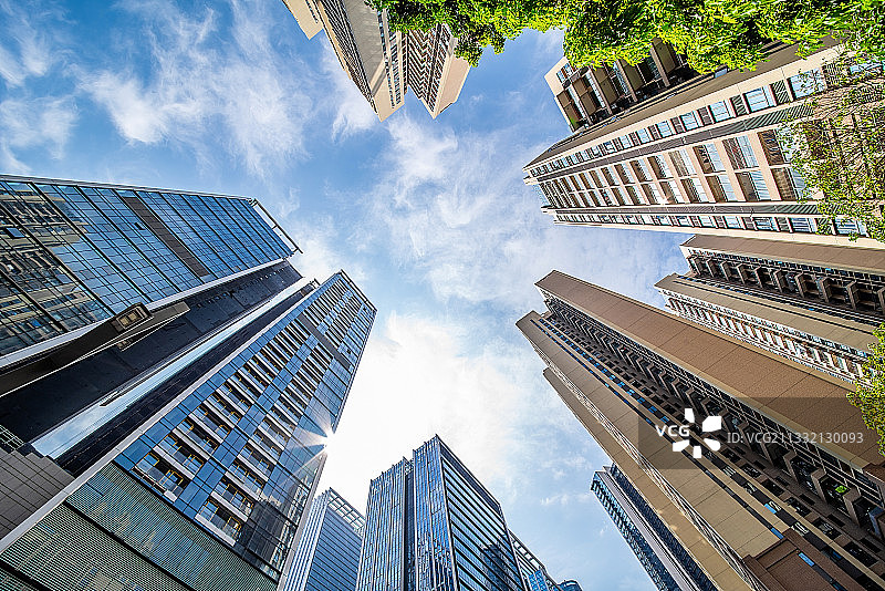 深圳南山区大冲村的房地产楼盘图片素材