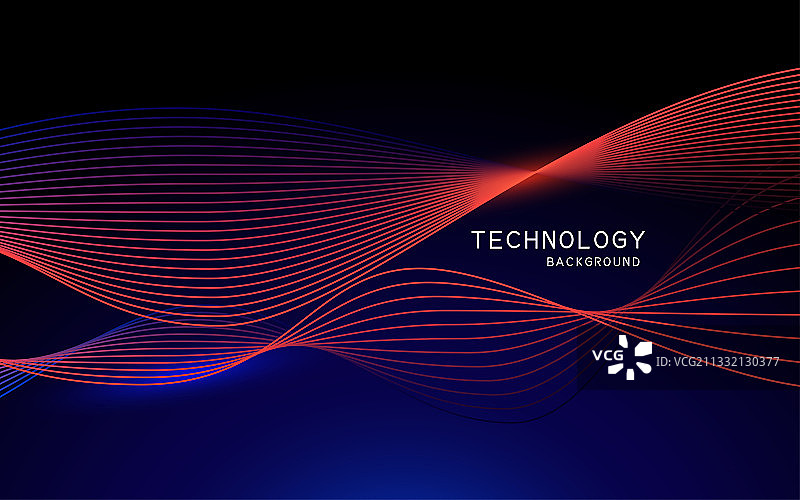 高科技未来感科技抽象技术线性网状风格背景图片素材