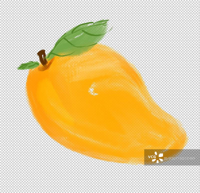 夏天水墨插画设计包装素材元素芒果图片素材