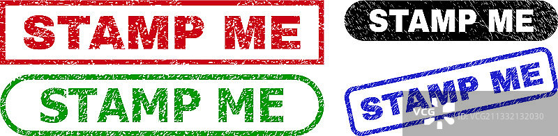 不洁矩形印章图片素材