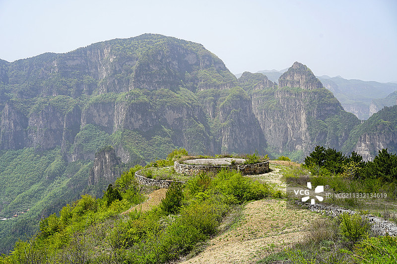 娲皇殿遗址 五行山 晋城图片素材