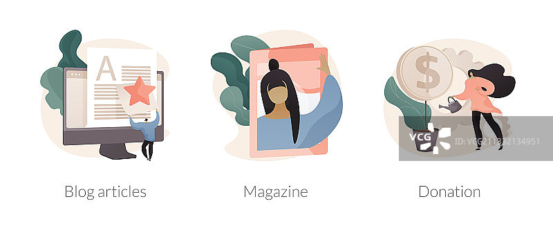 网站选项卡抽象概念图片素材