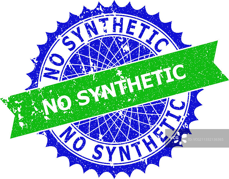 无合成双色花环印章图片素材