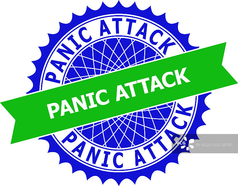 双色恐慌症简洁花型模板图片素材