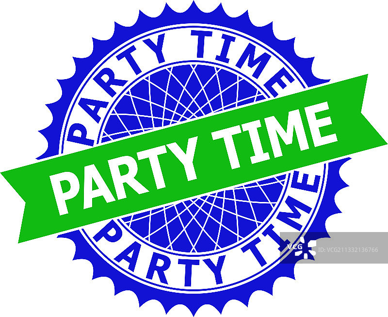 派对双色花结模板图片素材