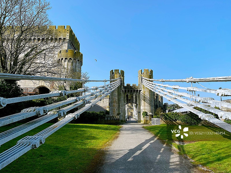 英国兰迪德诺康威城堡图片素材