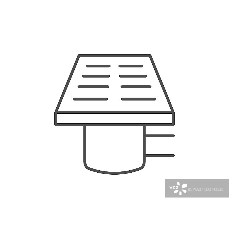 下水道格栅线轮廓图标图片素材
