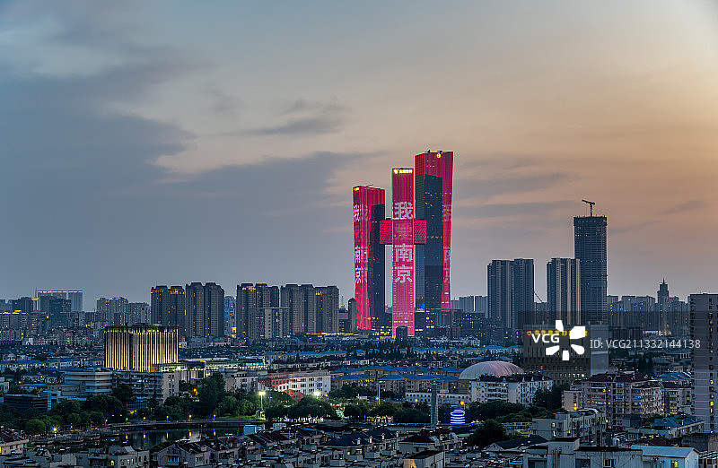 南京河西金鹰图片素材