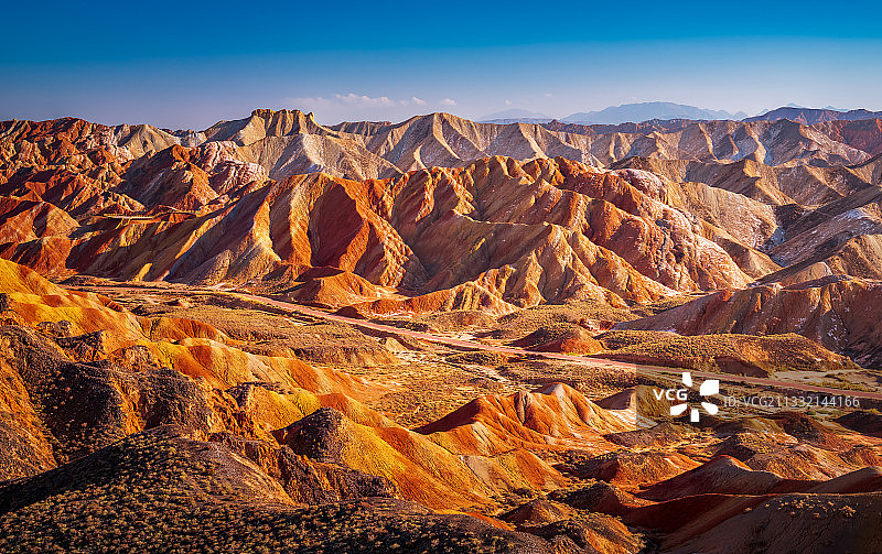 甘肃张掖丹霞国家地质公园风光图片素材