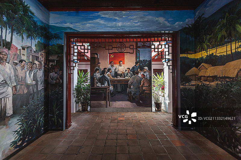 海南省陵水县重点文物保护单位苏维埃旧址。图片素材