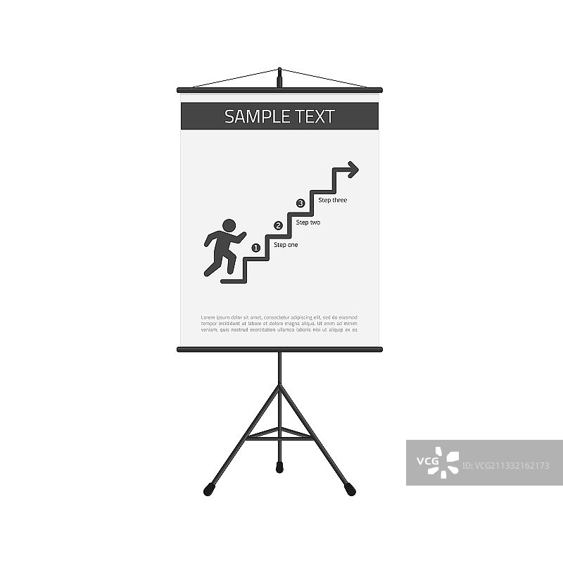 带有信息图的PPT屏幕图片素材
