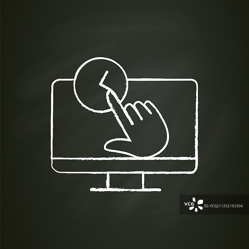 实时互动粉笔图标图片素材