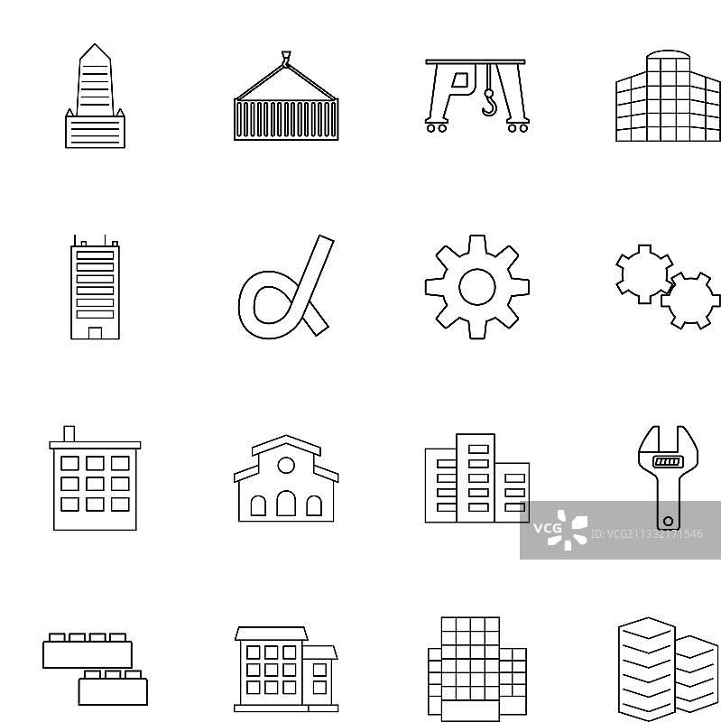 16个开发图标图片素材