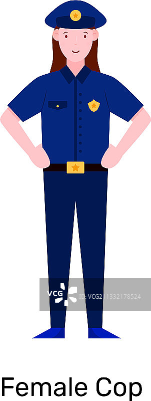 女警察图片素材