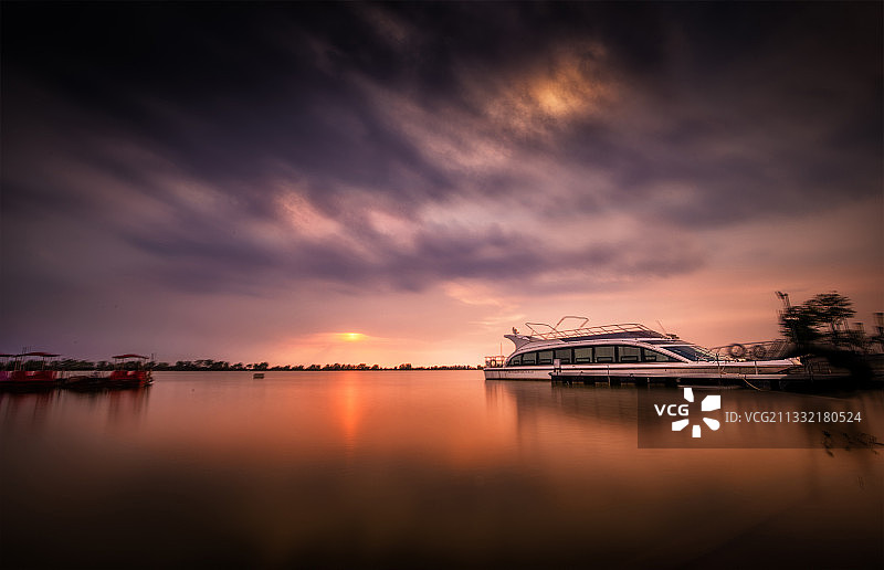 静谧滆湖（常州太湖湾风光）图片素材