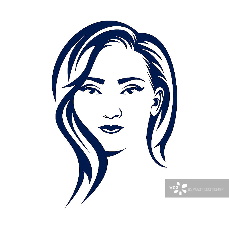 女士发型图片素材