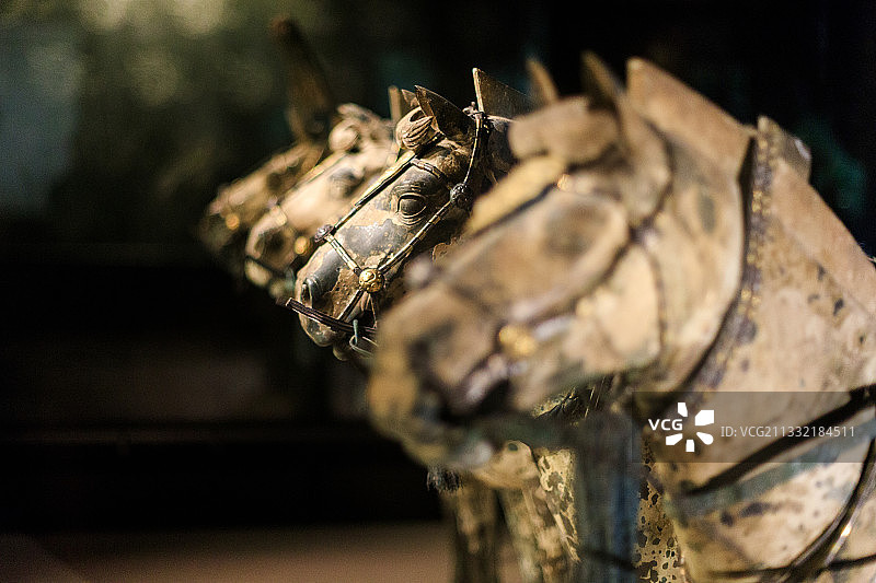 兵马俑战马图片素材