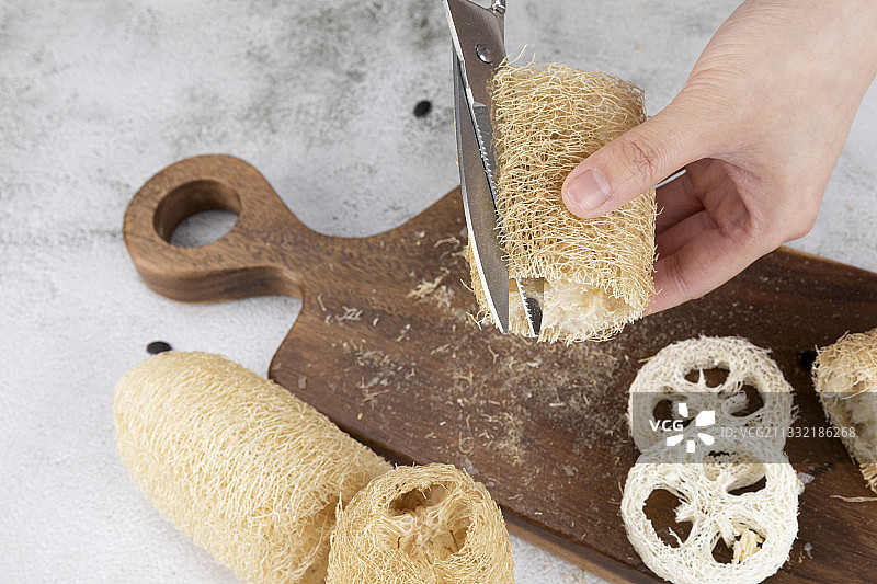 零浪费 - 天然丝瓜络图片素材