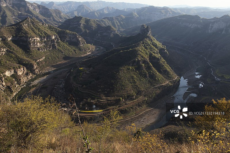 中国第一湾 晋城图片素材