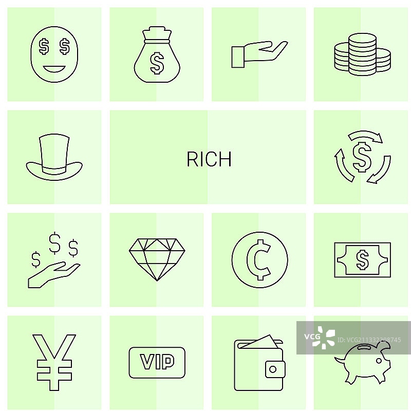 丰富图标图片素材