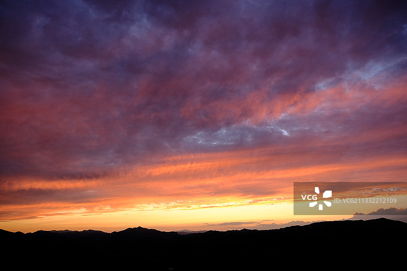 夕阳黄昏图片素材
