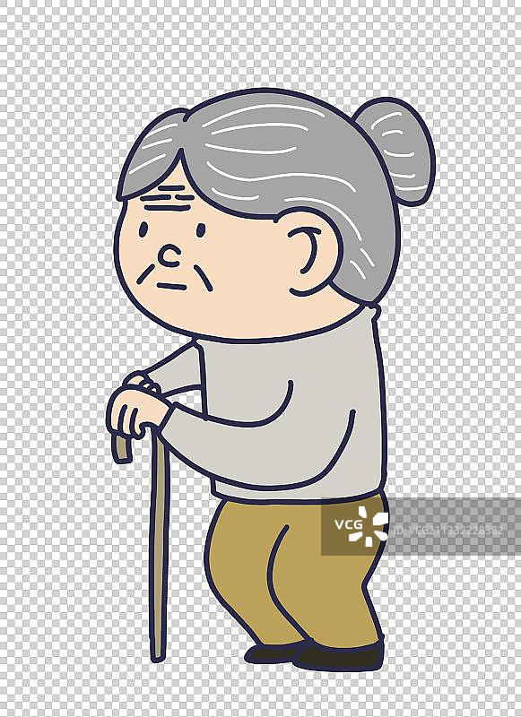 元素：老年人图片素材