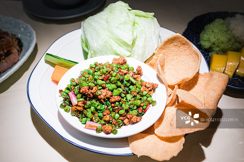 东南亚美食，地道，饮食，南亚菜，菜式，芒果糯米饭，餐饮，餐厅图片素材
