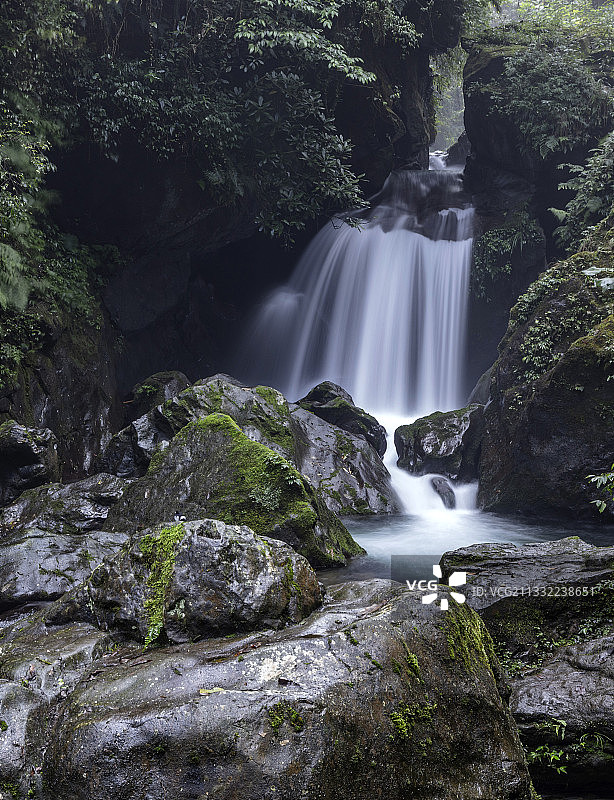 四川峨眉山清音阁图片素材
