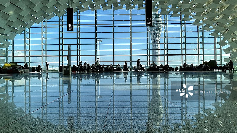 深圳宝安机场候机厅图片素材