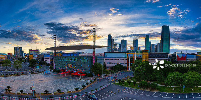 浙江义乌国际商贸城风光图片素材