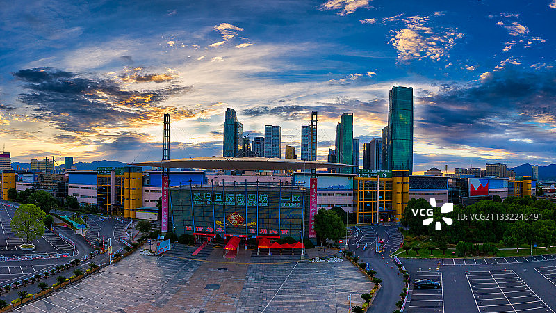 浙江义乌国际商贸城风光图片素材