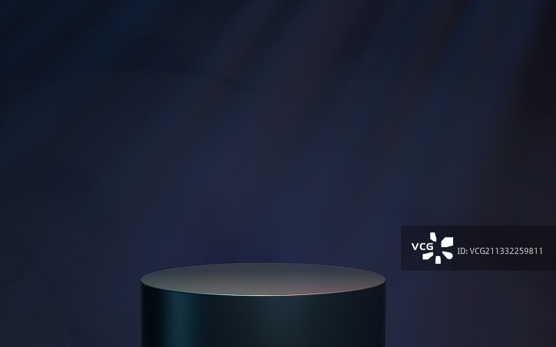 室内空的置物台 3D渲染图片素材