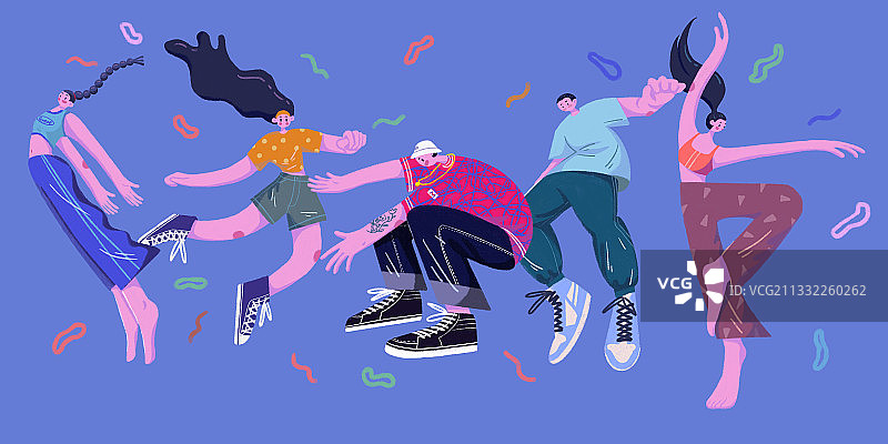 扁平运动人物图片素材