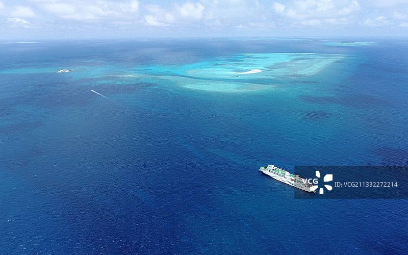 西沙如画图片素材