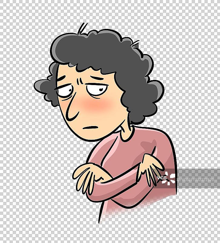 生气的女人图片素材