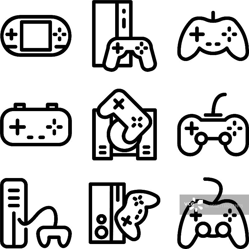 游戏机图标或标志图片素材