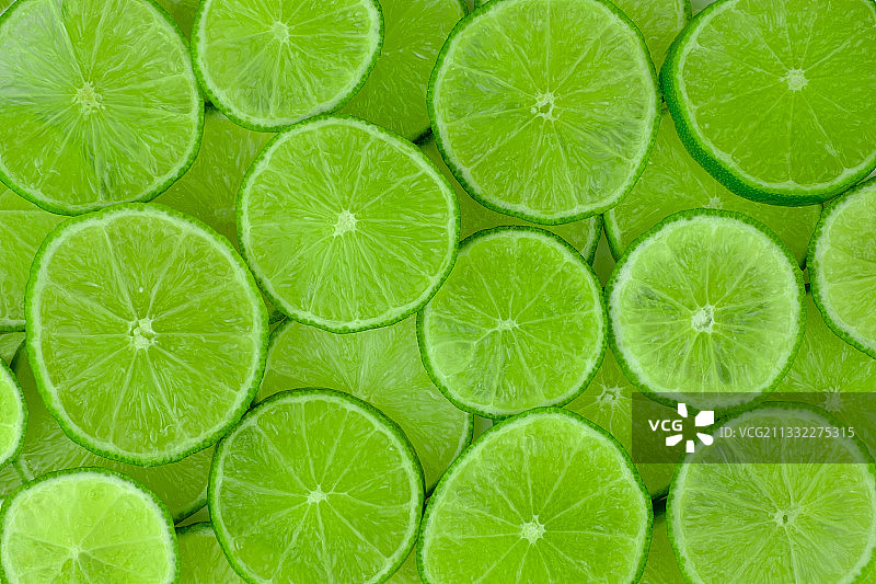 泰国柠檬切片全景照片图片素材