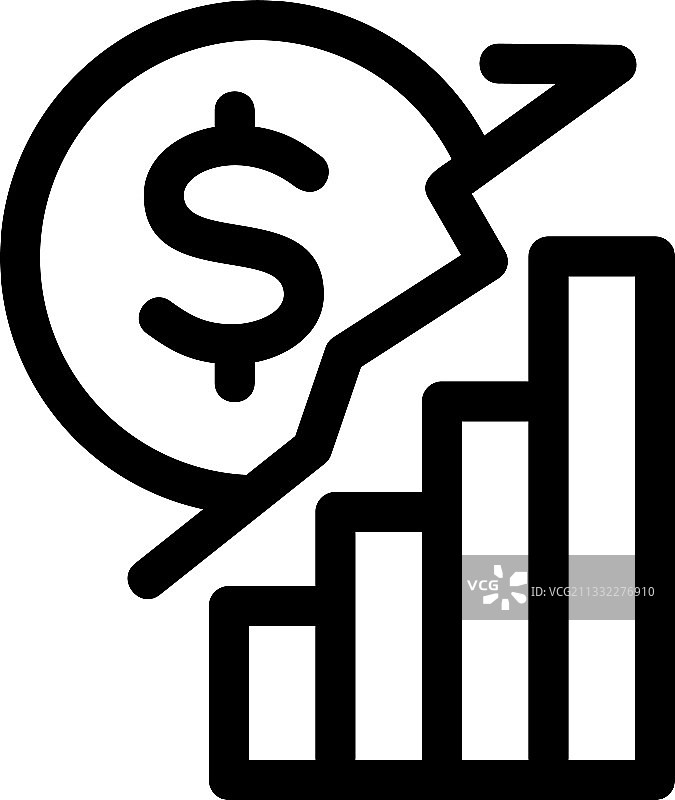 经济学图标或标志图片素材