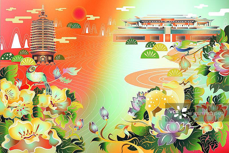 潮向蔚县图片素材