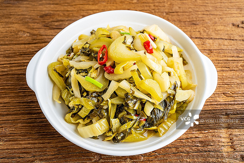 家常菜炒酸菜图片素材